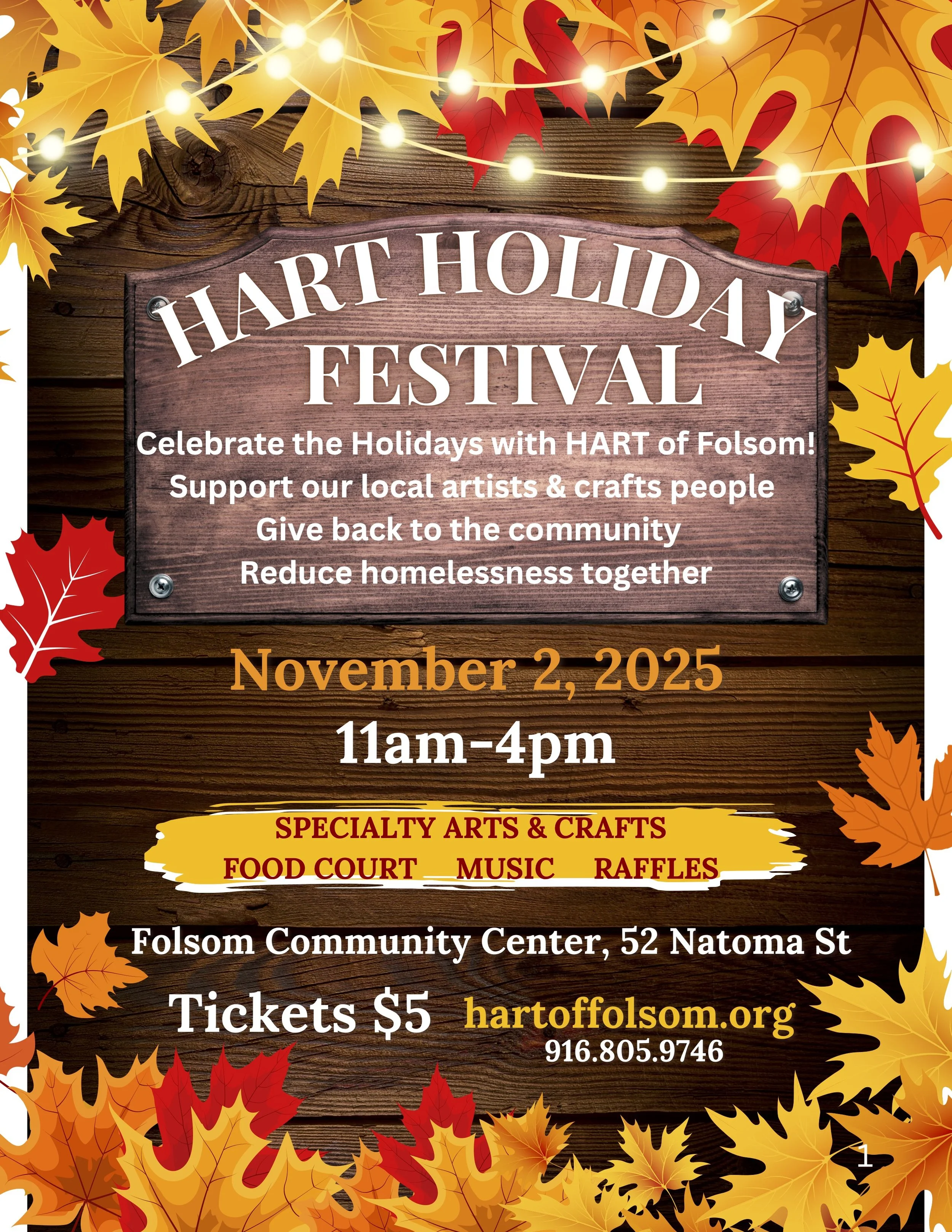 HART Holiday Festival 2025 flyer