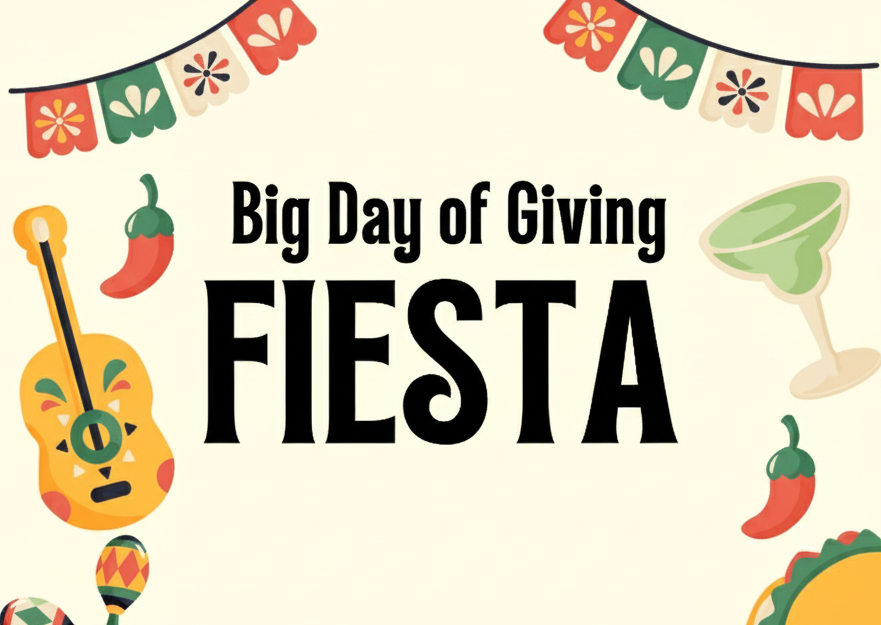 Big Day of Giving Fiesta 2026 flyer